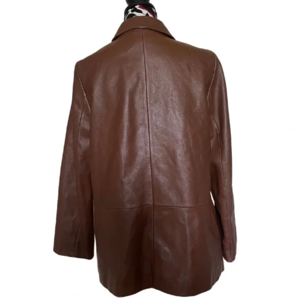 Vintage Kerra Brown Leather Jacket - Picture 2 of 2